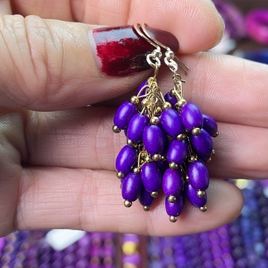 非金属南非老油料耳坠S21