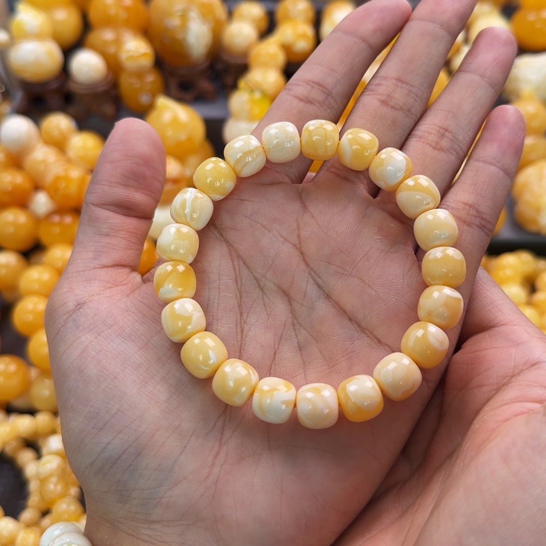 琥珀未镶嵌珠宝奇石11mm同料