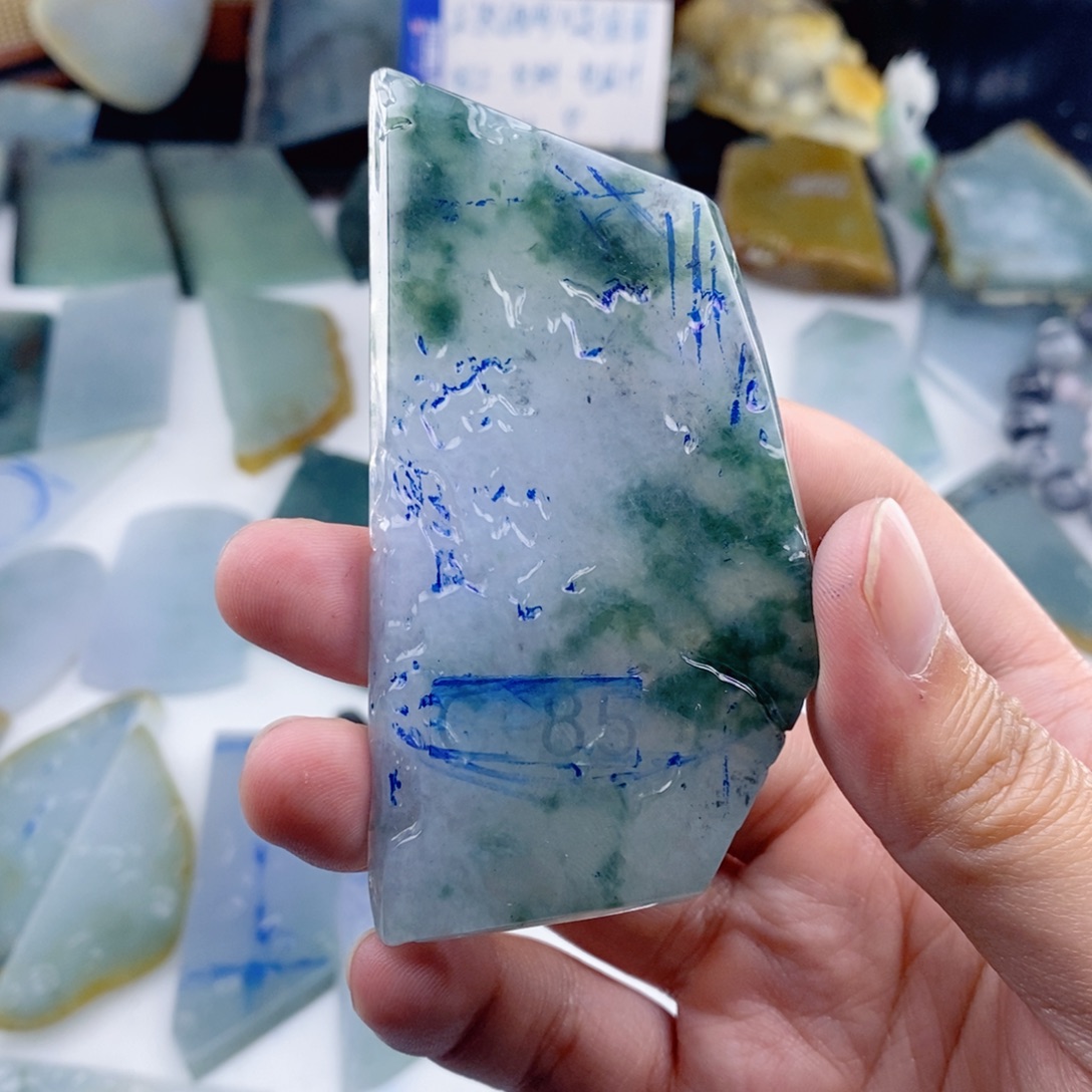 鎏***年定制翡翠未镶嵌翡翠包工包料