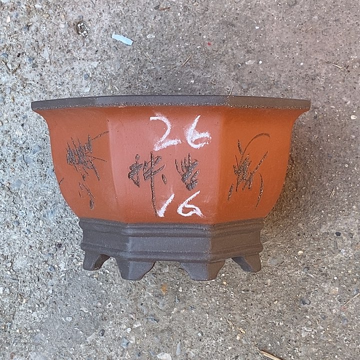 宜兴紫砂花盆花盆26-16