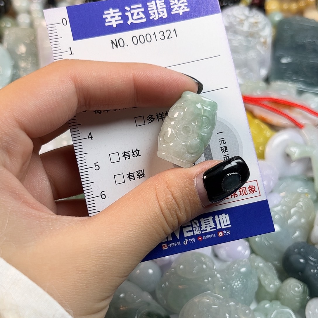 翡翠未镶嵌颈饰1321