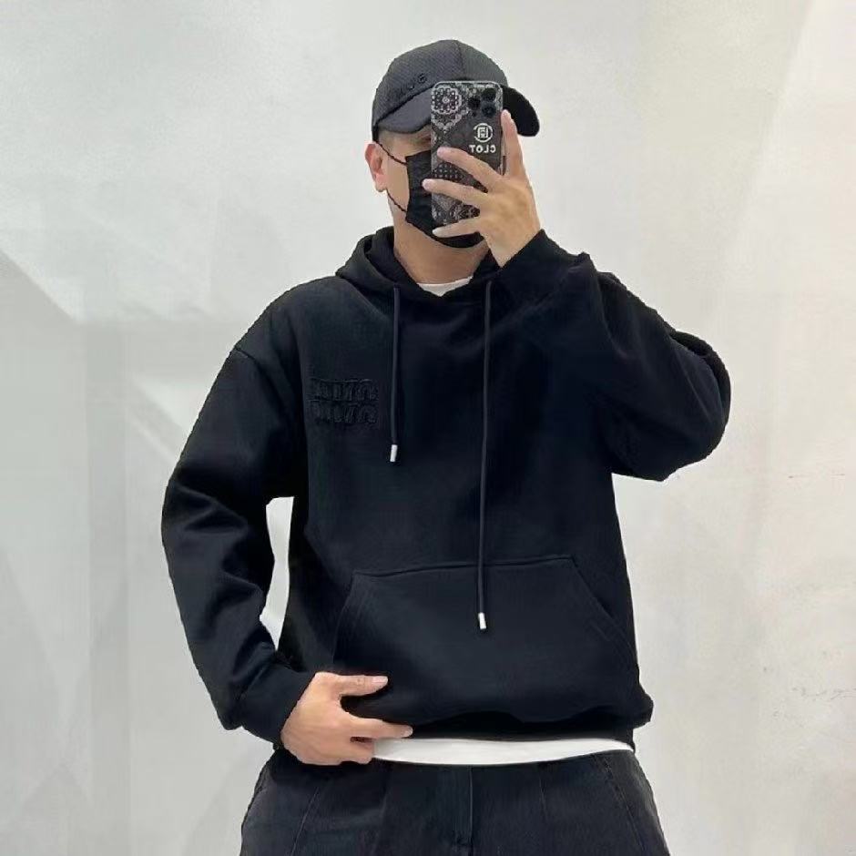 潮牌风男士样衣大货卫衣秋冬外套百搭时尚