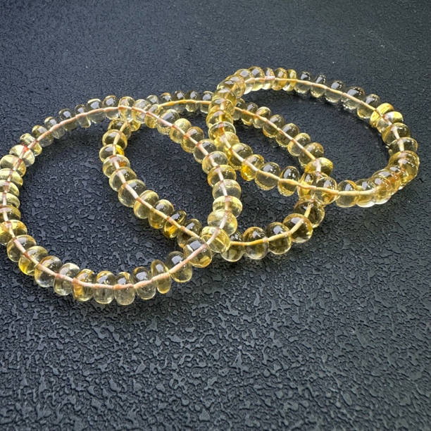 【小宝晶选】天然黄水晶单圈手链 多样性发一件 约8mm 853XBAX