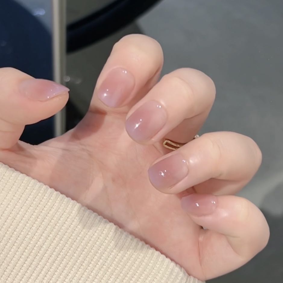 【一见钟情】野世纯手工穿戴甲 春夏渐变显白美甲