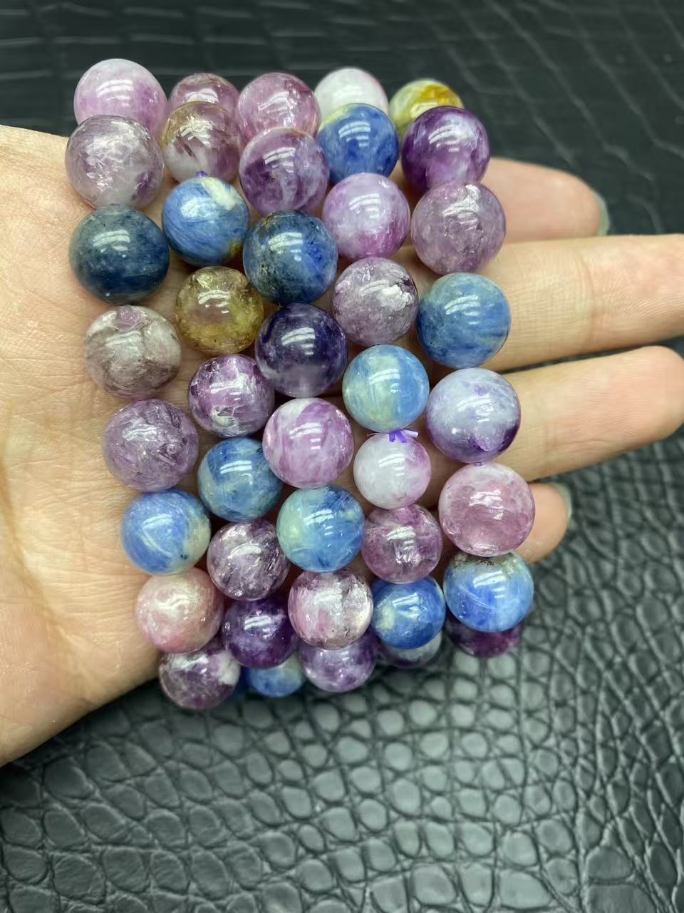 B23 彩祖母单圈手链 11-13mm 多样性发一