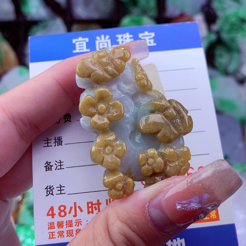 【闪购商品】翡翠颈饰未镶嵌挂件