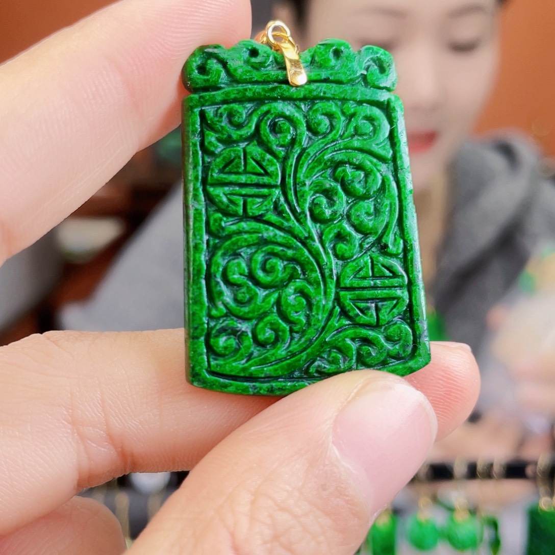 翡翠未镶嵌耳饰饰品