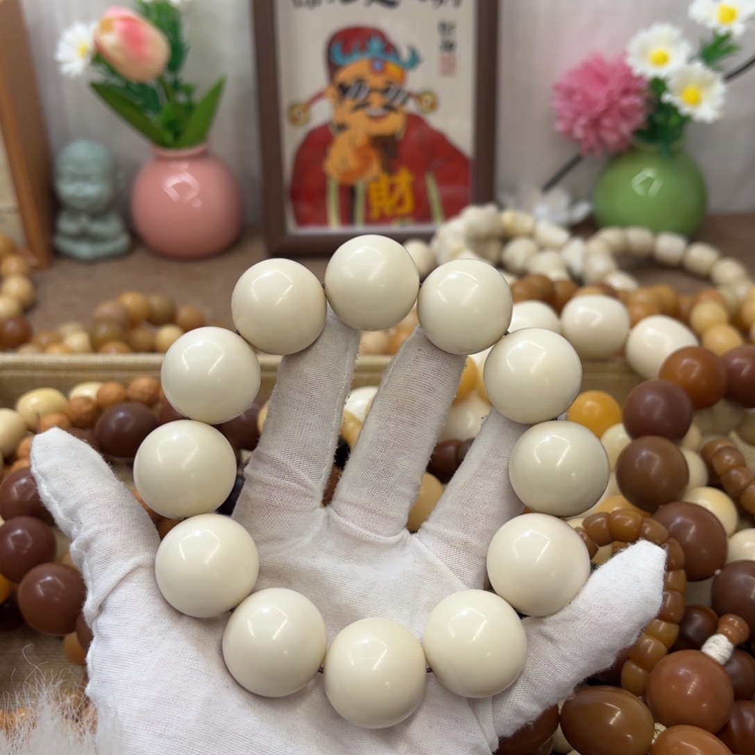 菩提根/象牙果吊坠24干磨瑕疵牙果圆珠179