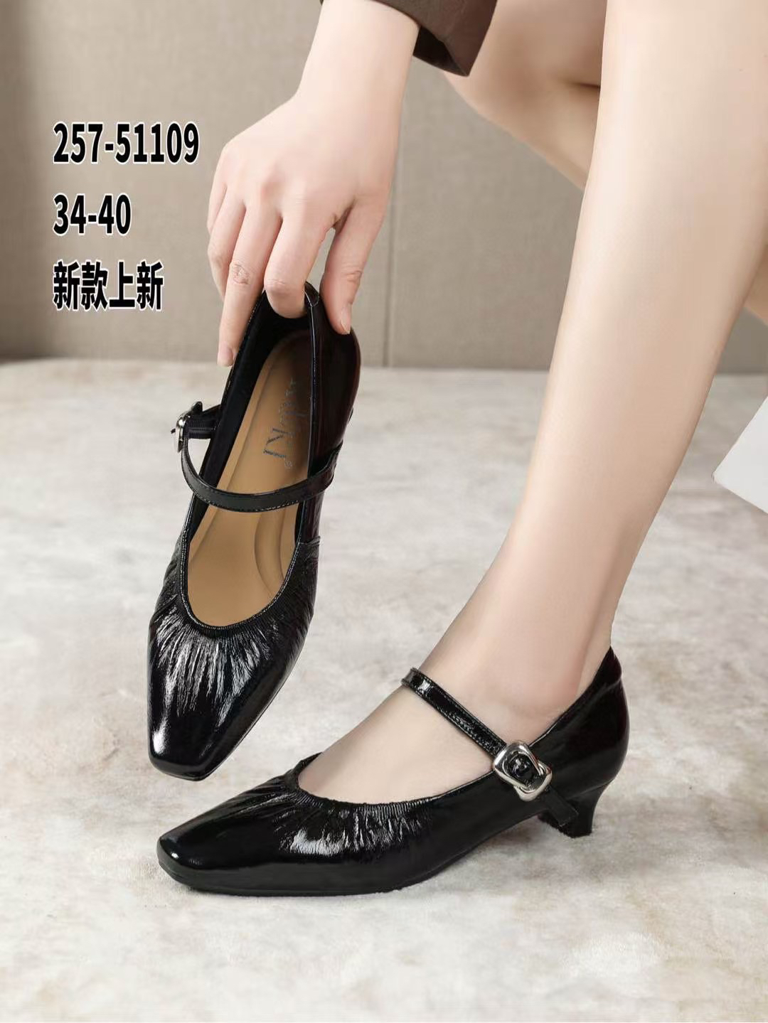 25751109新款高品质头层牛皮浅口舒适单鞋25753101 2575292 20201