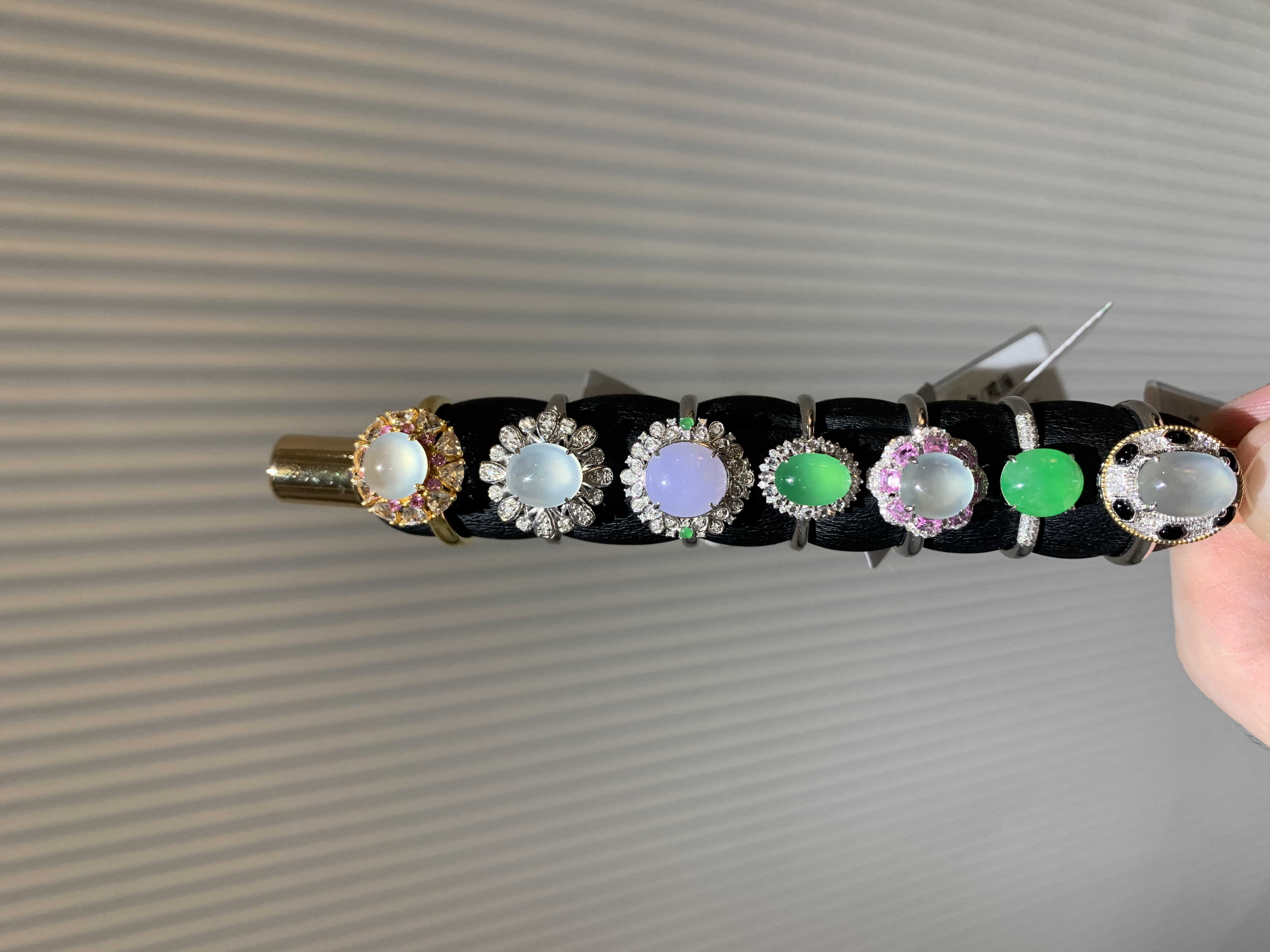 【彩虹盘】翡翠-18K金-多样性发一件-AL008|CXQ21