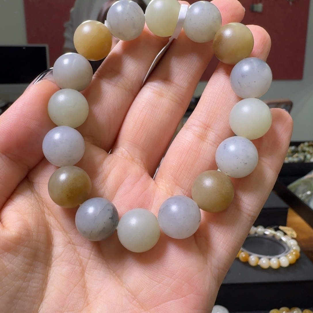 和田玉（糖玉）手链未镶嵌