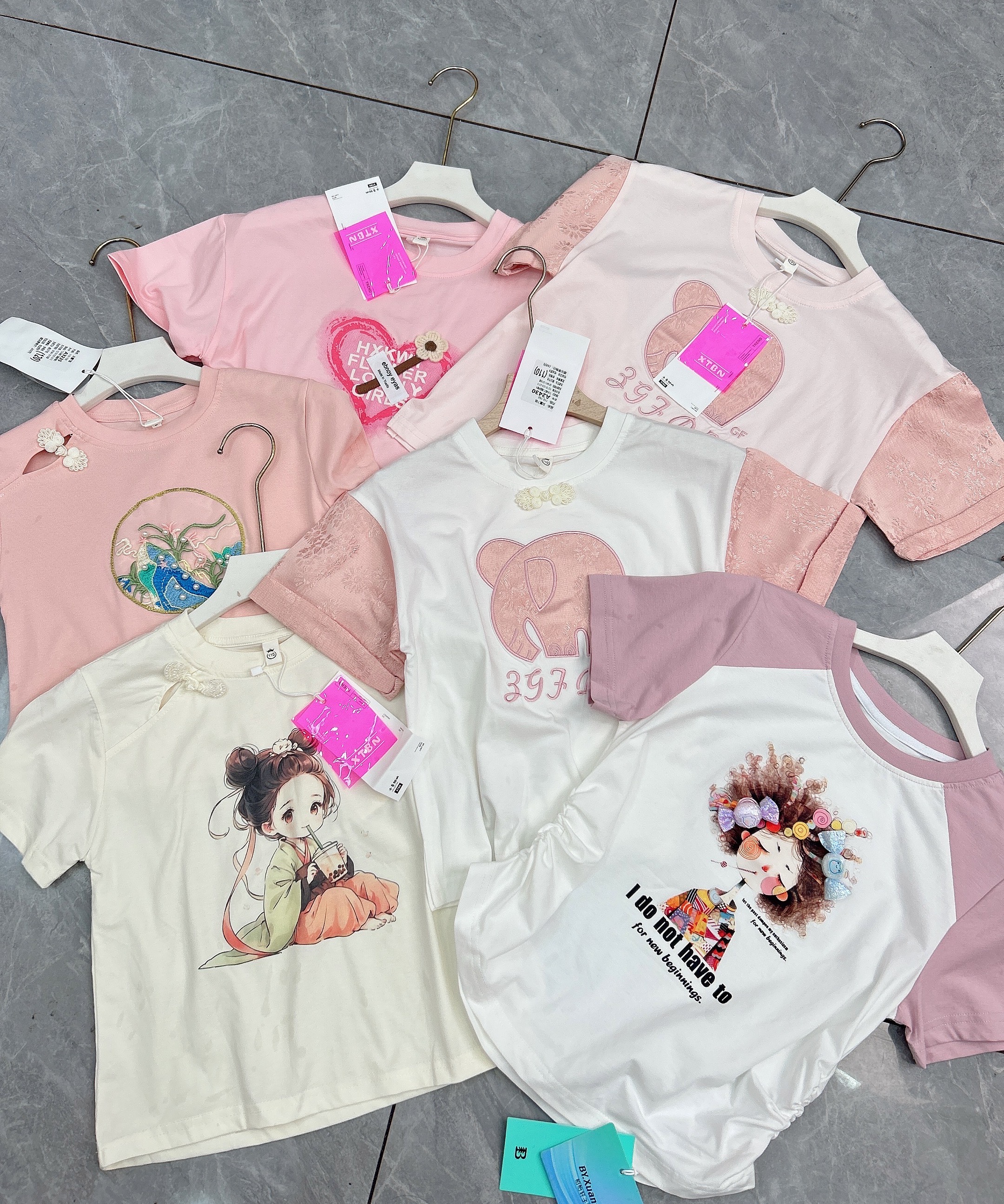 2420#高品质童装T恤（花型不挑）