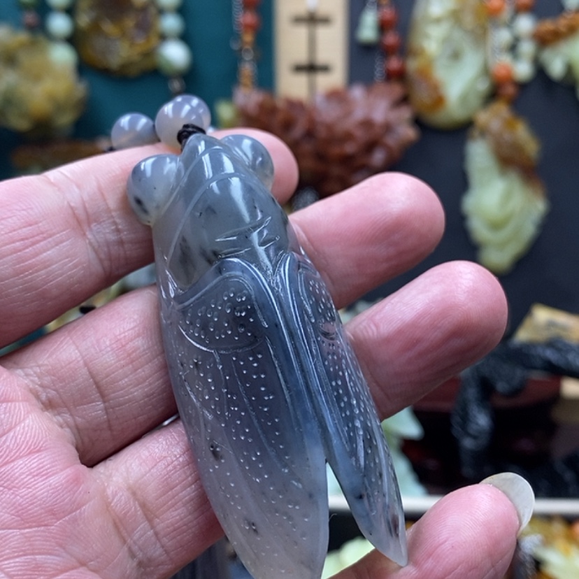 【闪购商品】蛇纹石玉把件未镶嵌