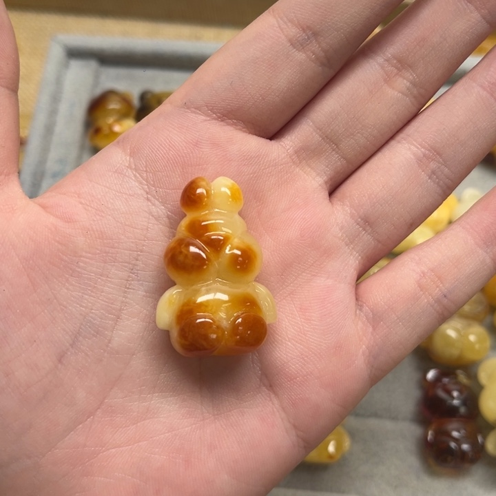 未镶嵌蜜蜡裸石天然琥珀蜜蜡配件