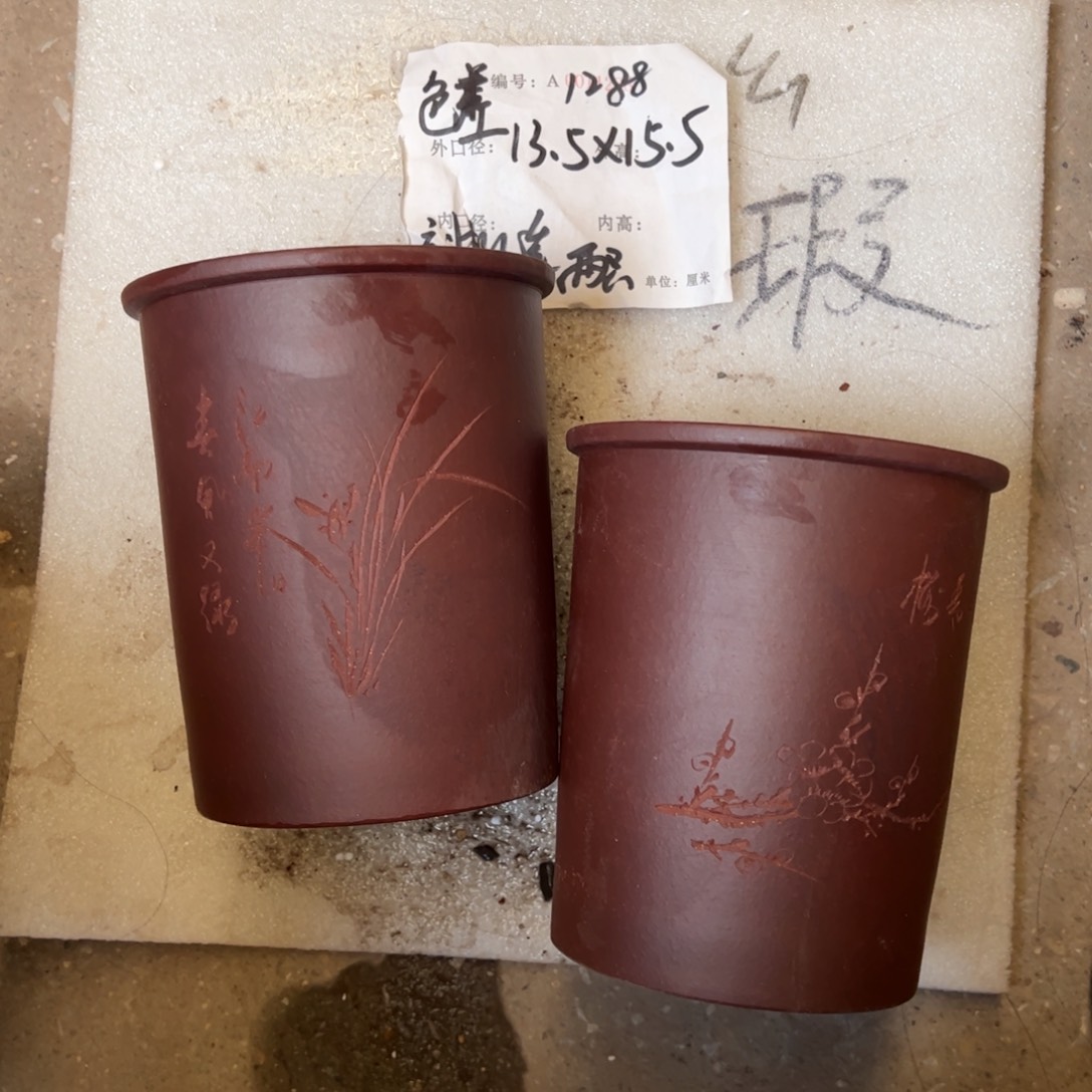 紫砂花盆紫砂花盆