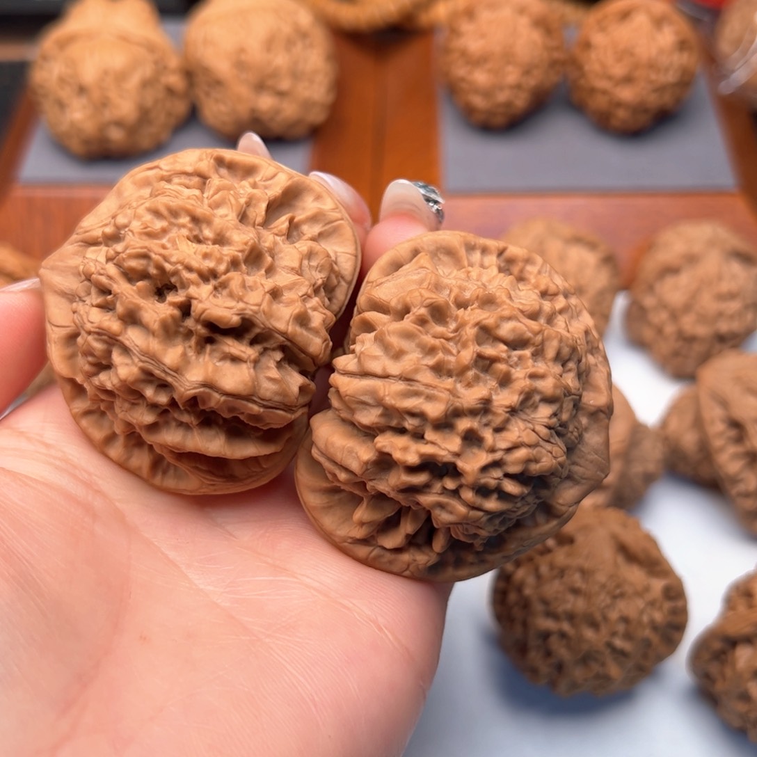 文玩核桃把件官帽49丽