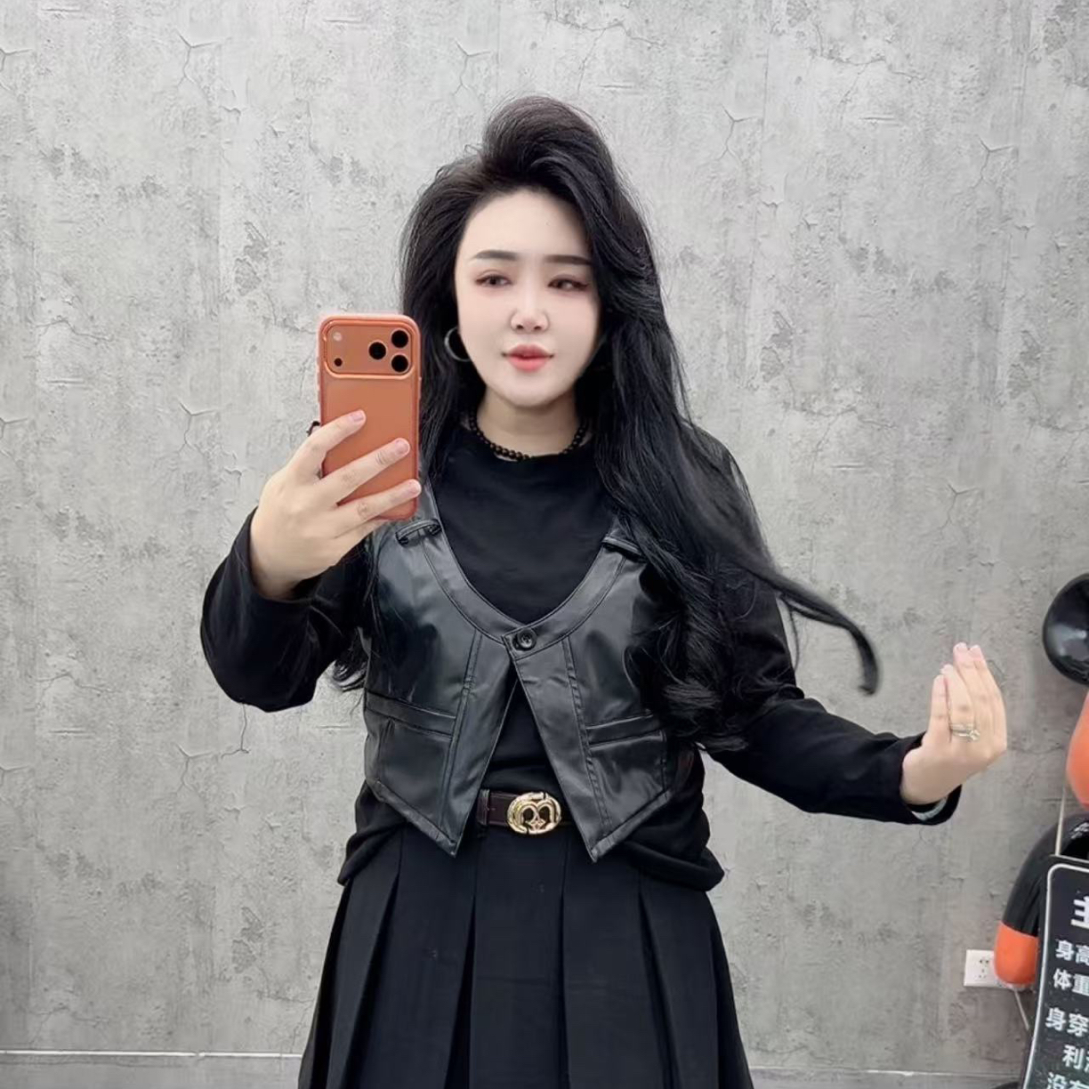 欧货轻奢时尚百搭拼接T恤打底衫