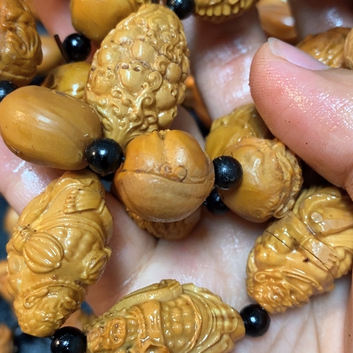 阳***g橄榄核手串/手链橄榄微瑕3串