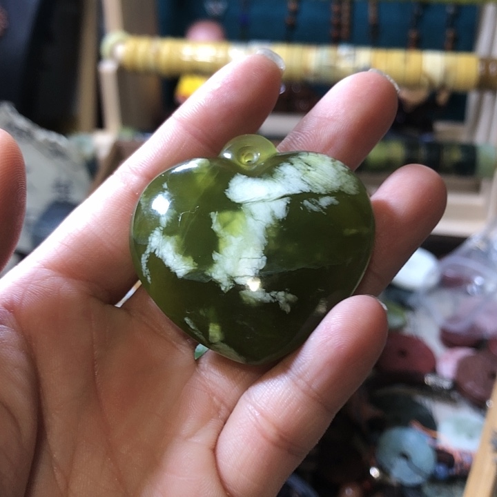 岫玉岫玉挂件未镶嵌