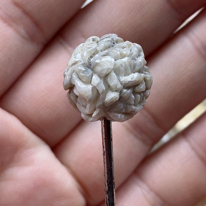 颈饰未镶嵌硅化珊瑚（珊瑚玉）小