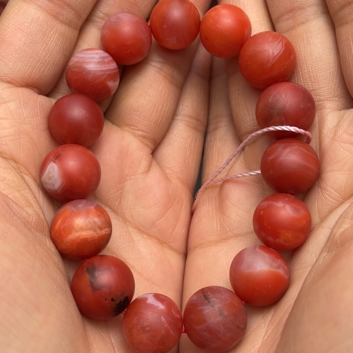 南红玛瑙手串13未镶嵌