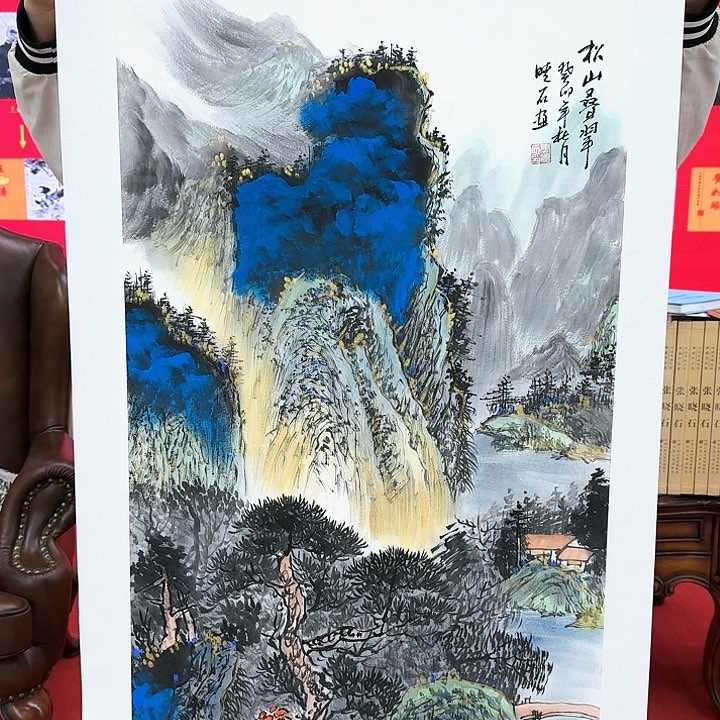 国画书法作品多次参加