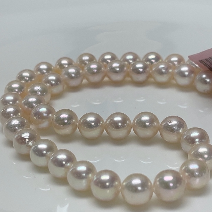 颈饰海水珍珠银S925镶嵌AK 8.5-10mm 68号