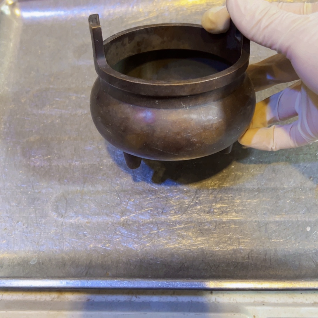 黄铜摆件，文房摆件