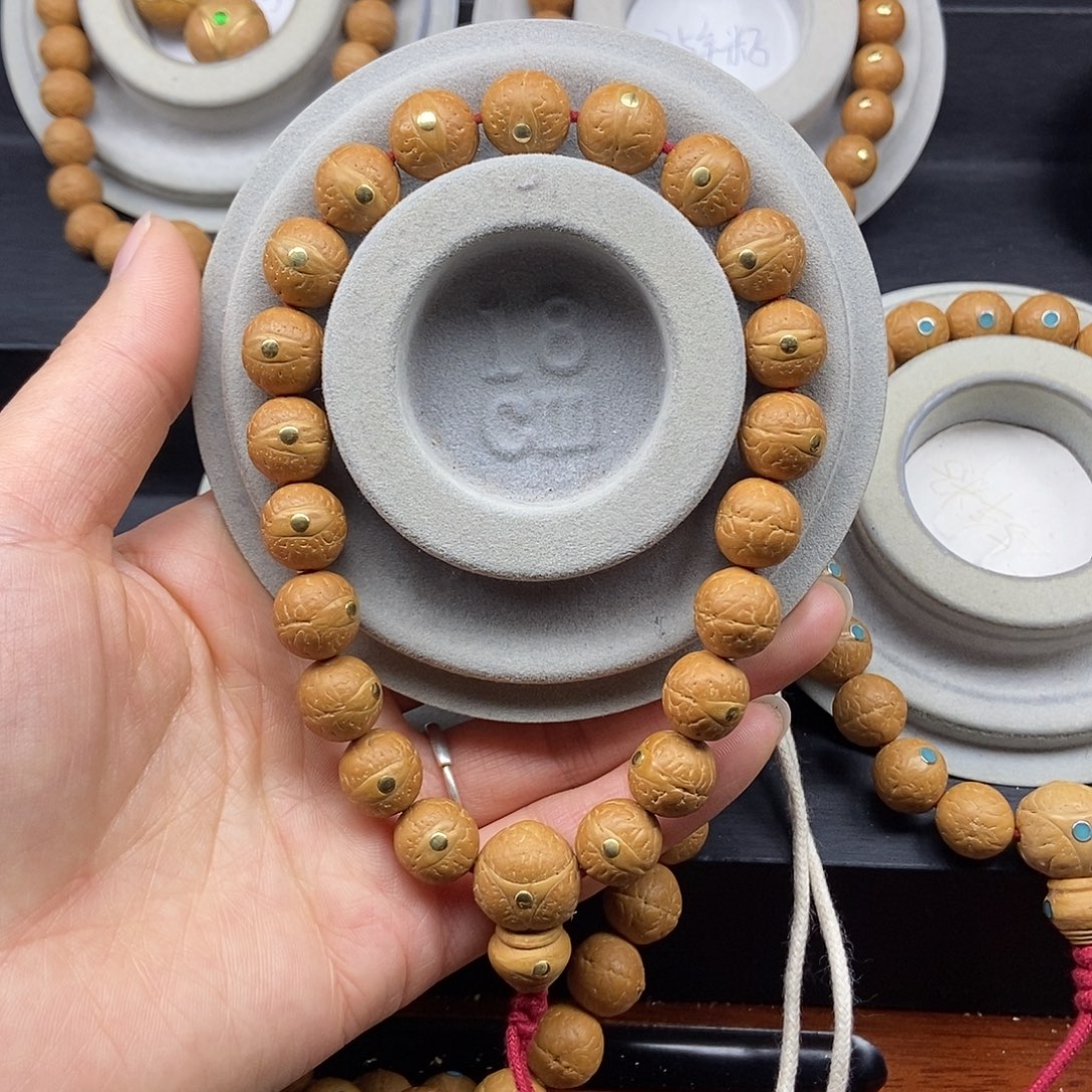 手串凤眼菩提小12➕铜，25年籽