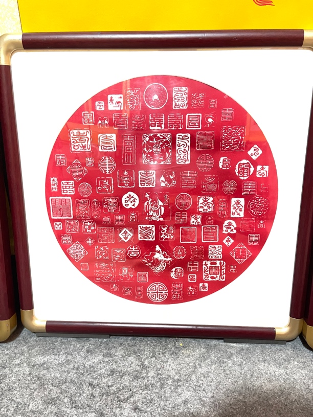 手工diy百喜图手写临摹送闺蜜的新婚礼物字画结婚百囍图相框