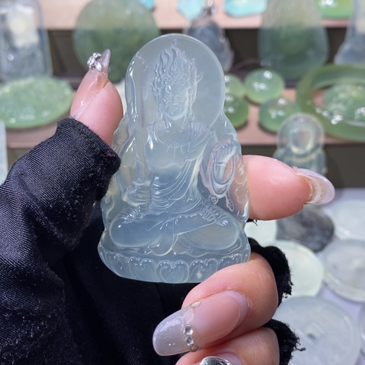 岫玉吊坠未镶嵌吊坠