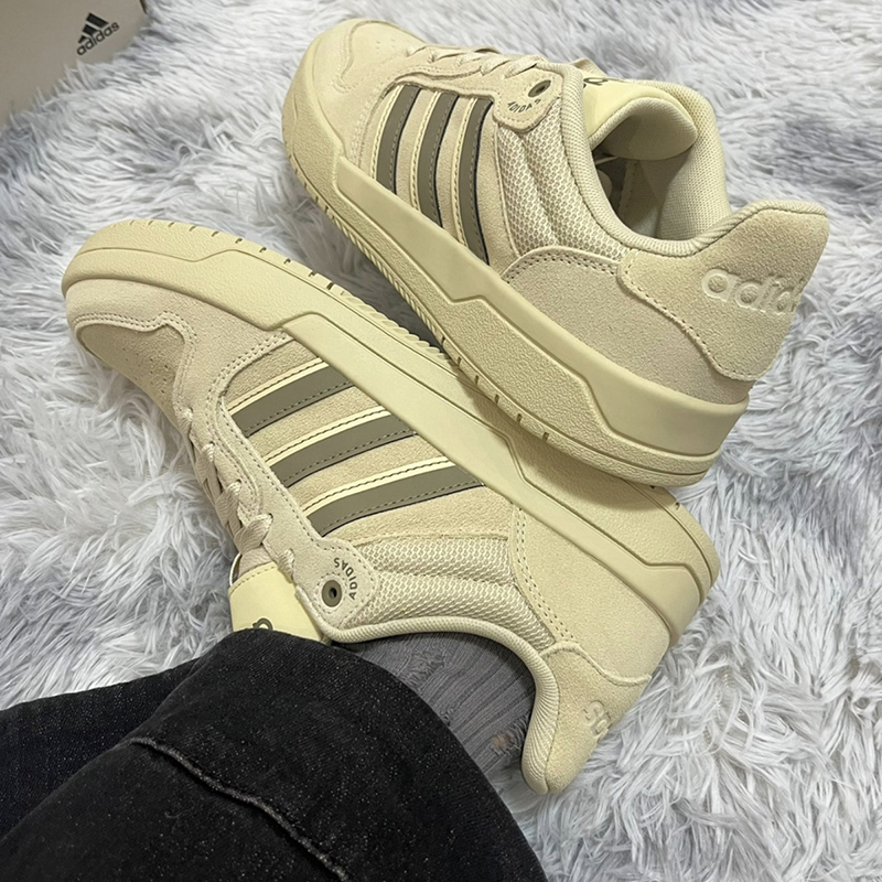 正品Adidas阿迪达斯ENTRAP男复古时尚百搭舒适运动休闲板鞋JS3007