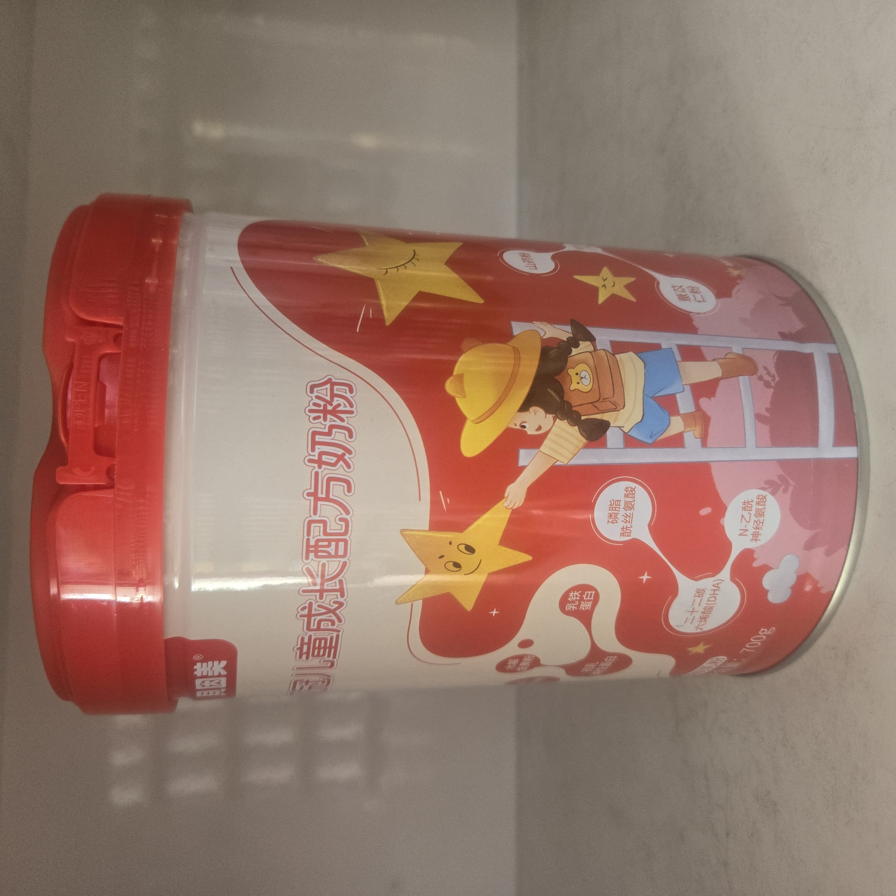 成长儿童配方乐冠奶粉含高钙铁贝儿高