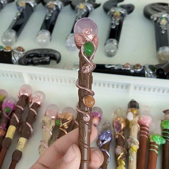 猫***罗水晶摆件未镶嵌水晶