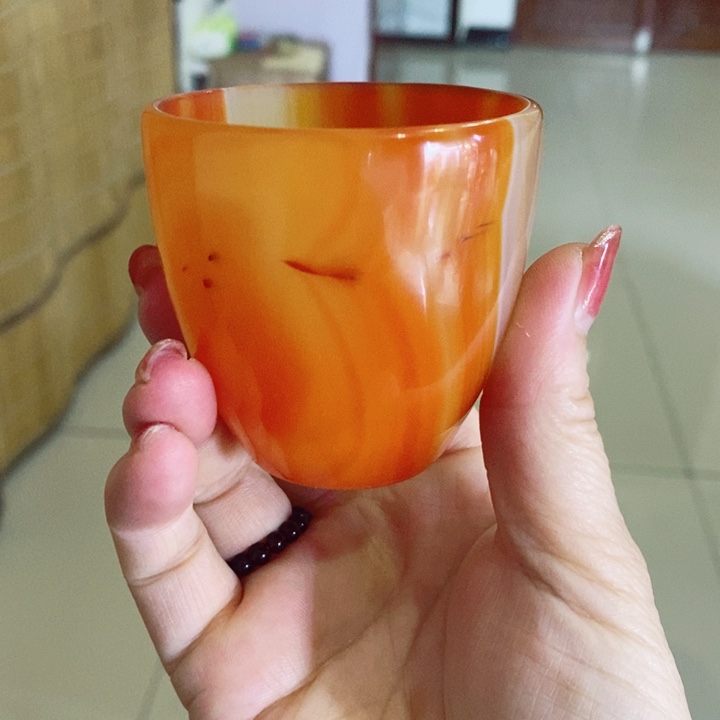 玛瑙/玉髓茶具未镶嵌上****i