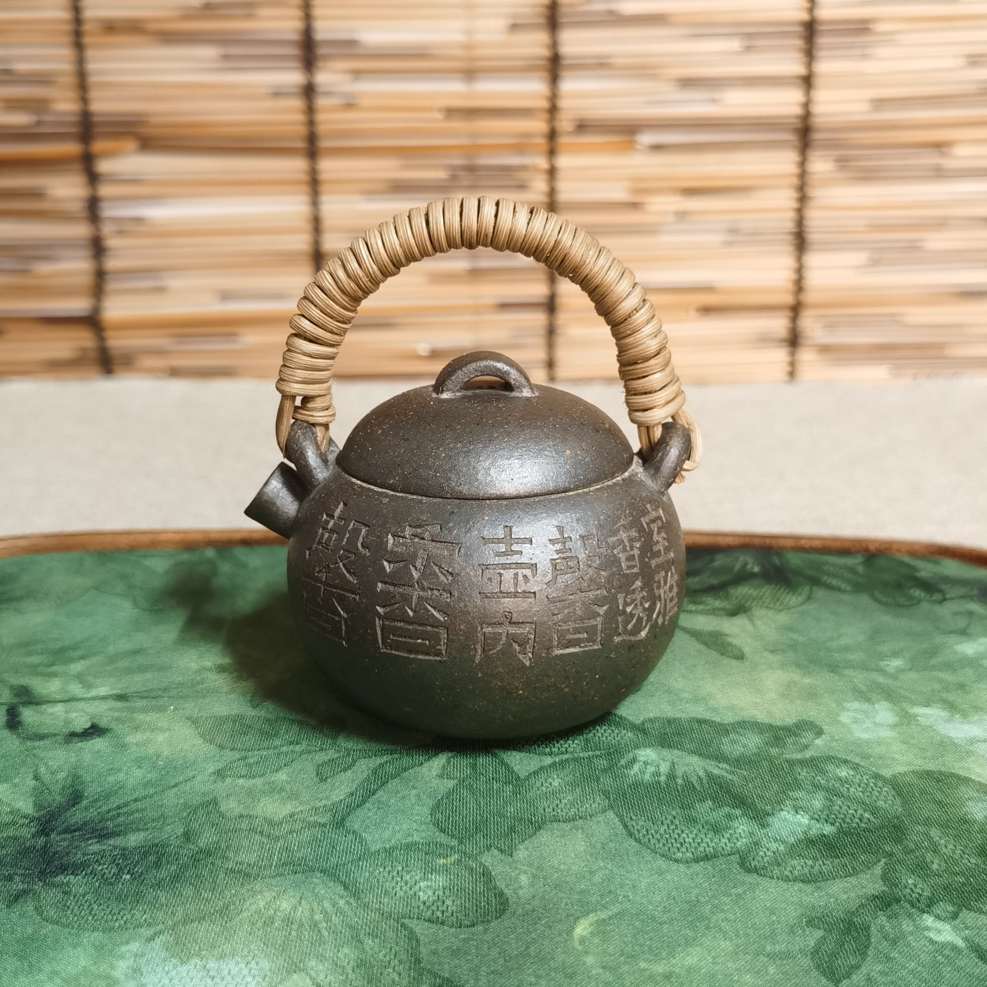 紫砂壶提梁馨香 天青泥 容量90cc