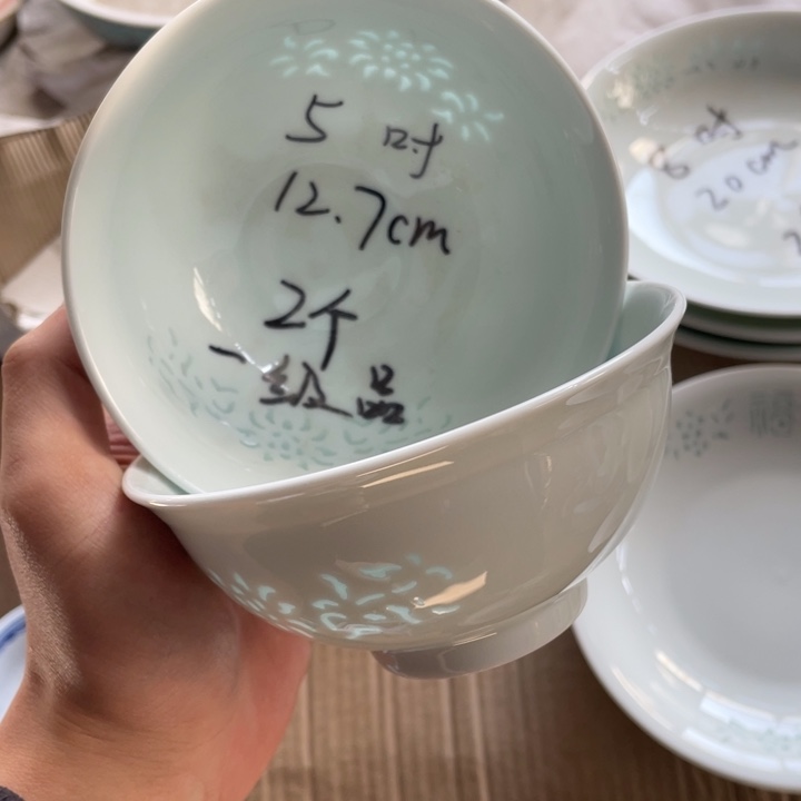 瓷碗景德镇高温细白瓷餐具