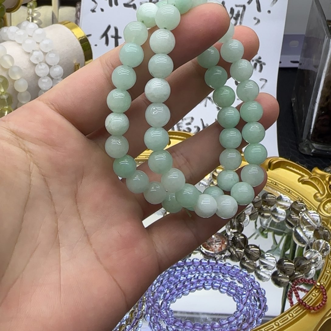 翡翠未镶嵌手链你