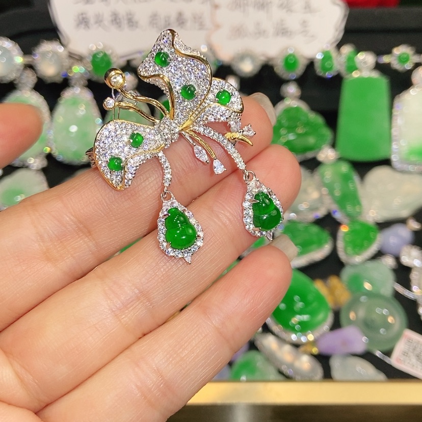 【闪购商品】颈饰未镶嵌翡翠天然翡翠