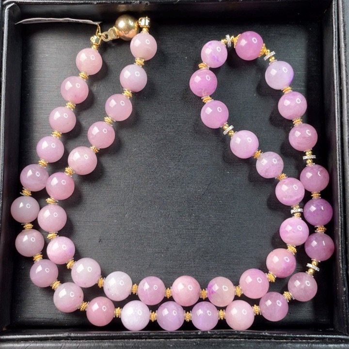 苏纪石（舒俱来）项链18K金镶嵌