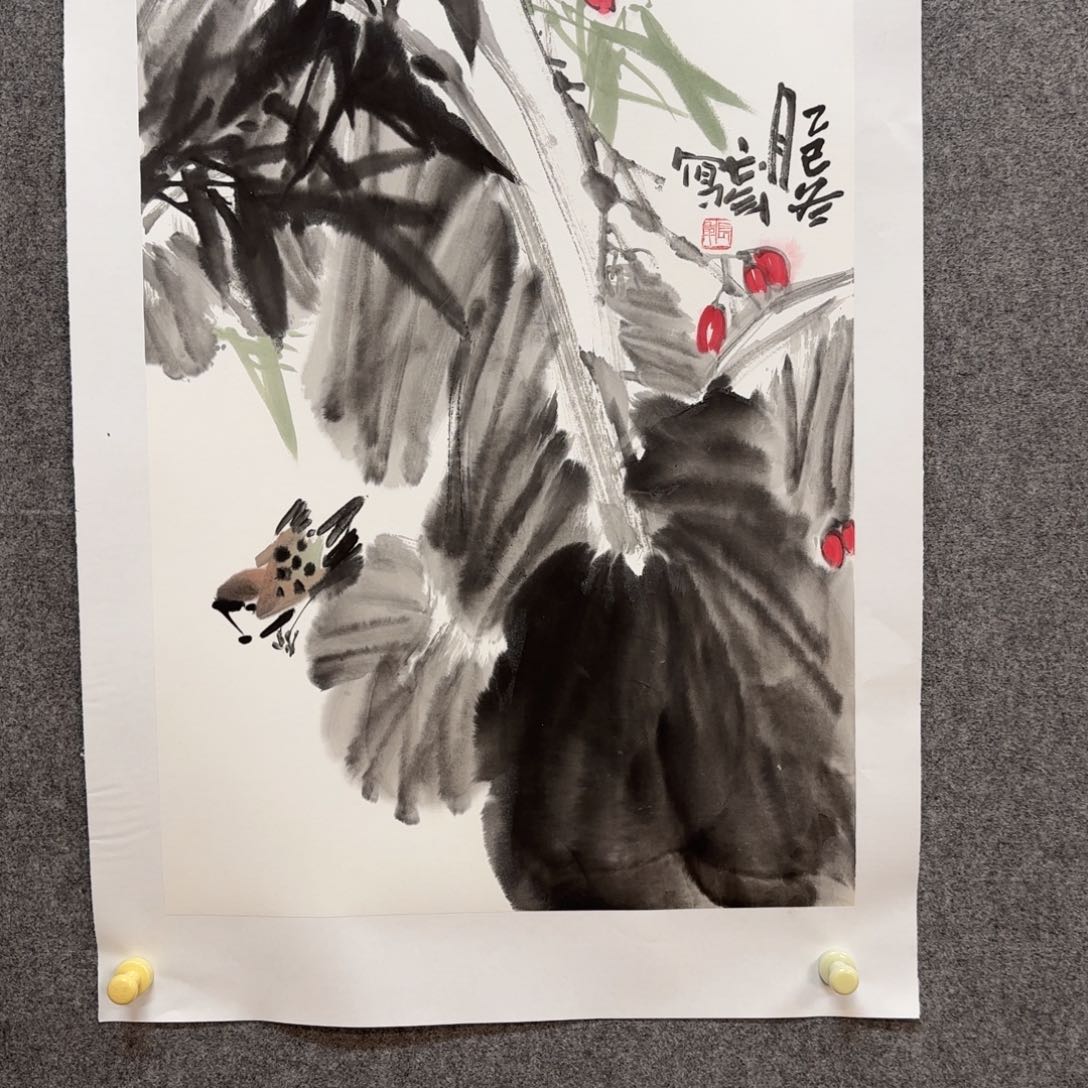 国画长年老师手绘作品