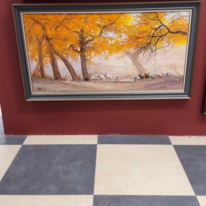 油画追*艺术家原创作品