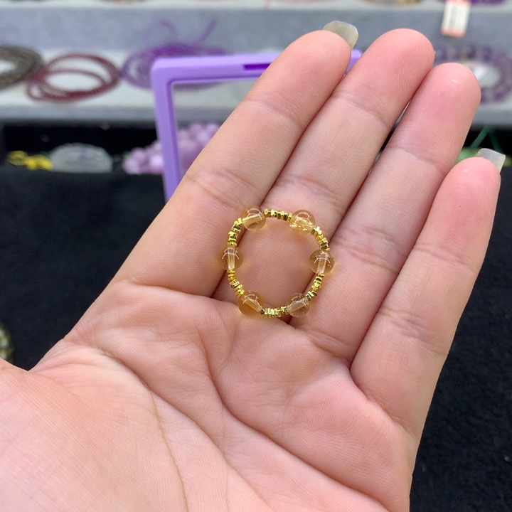 水晶戒指未镶嵌戒指