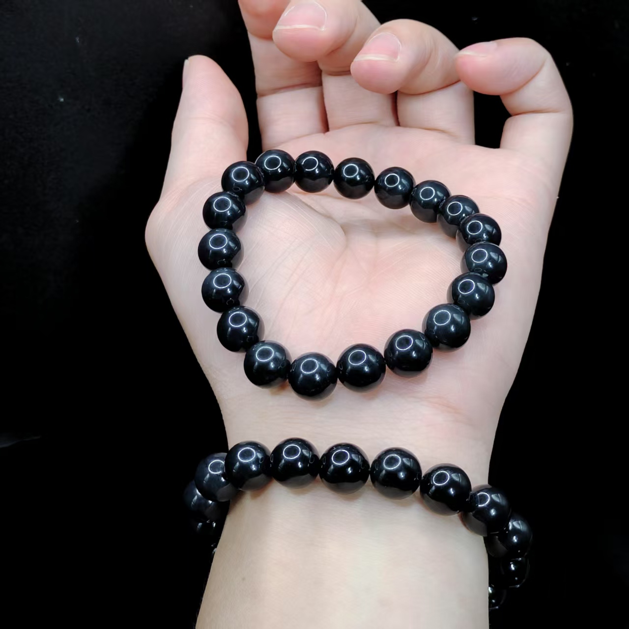 【龙龙严选】和田玉单圈手串 X6【多样性发其一】约10mm+