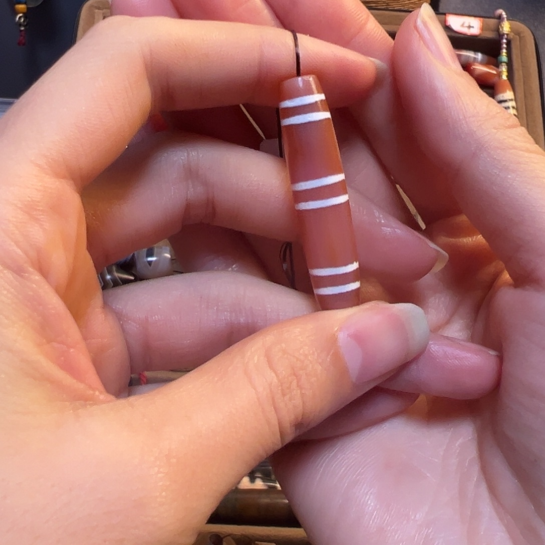 石英石纯铜锁骨链