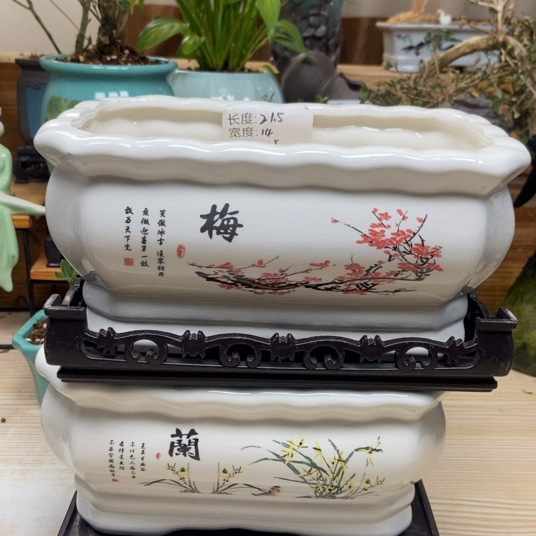 紫砂花盆陶瓷花盆陶瓷艺术