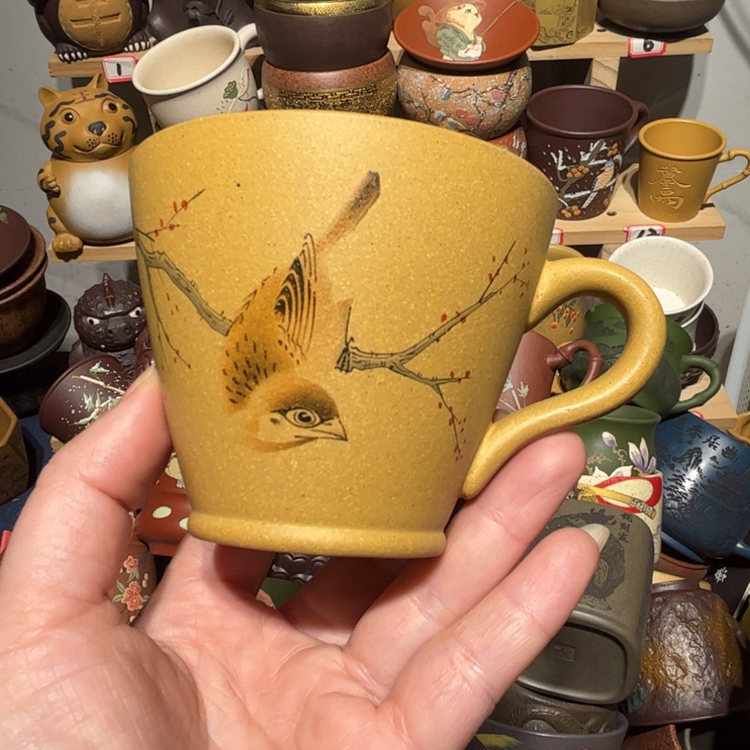 紫砂茶杯宜兴紫砂主人杯