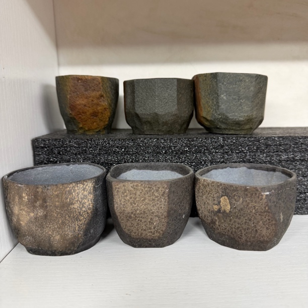 冰碛岩随行杯120毫升左右手工雕刻功夫茶具主人杯石杯可挑选