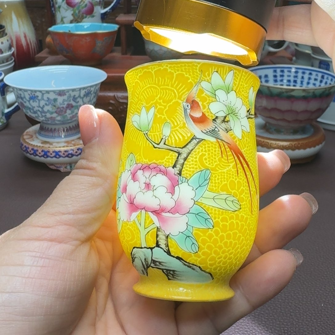 瓷片景德镇仿古手工制作精品展示