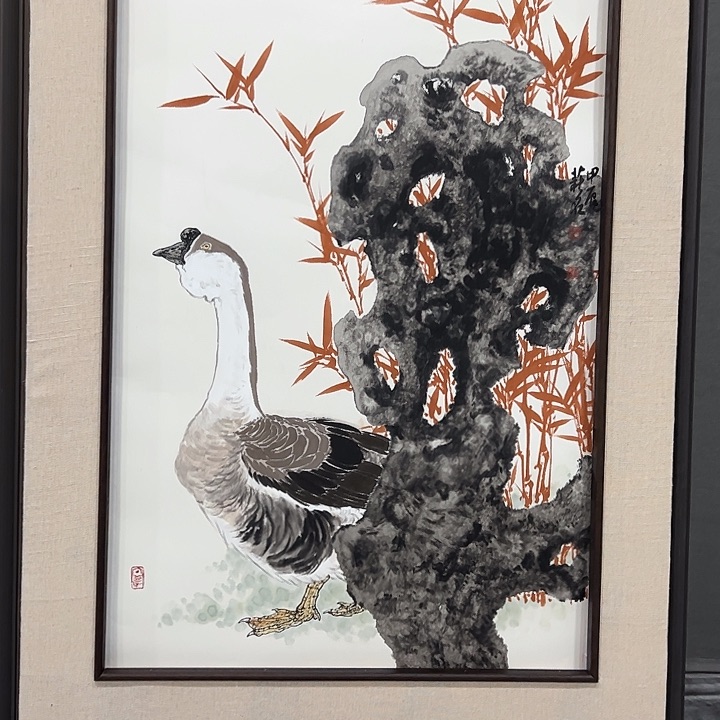 国画刘****?陈新名老师花鸟画作品